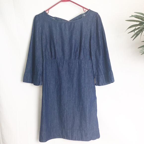 {UO} Cooperative Brooklyn Bell Denim Dress - 6 - Picture 1 of 8